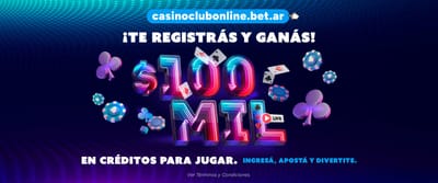 Welcome banner for Casino Buenos Aires Online with exclusive promotions